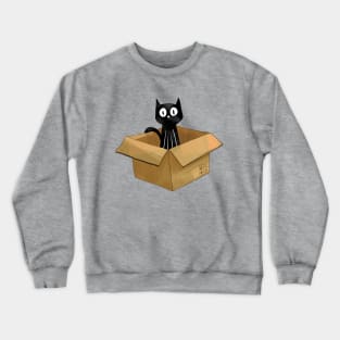 Cat in the box Crewneck Sweatshirt